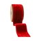 LaRibbons 2 1/2" - 4" Wired Premium Velvet Ribbon w/ Metallic Dupioni Backing | 5 Yard Roll